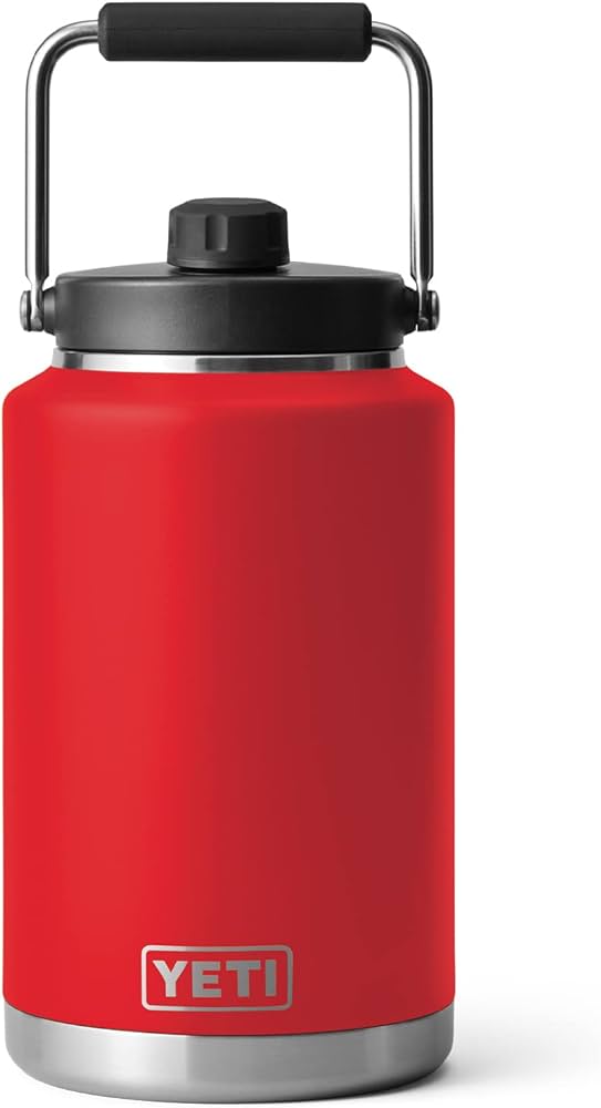 Yeti Rambler One Gallon Jug Rescue Red Foxy's Appliances