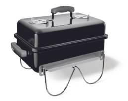The ultimate in hibachi style cooking, this portable charcoal barbecue provides perfectly cooked steaks or satays over glowing charcoal.