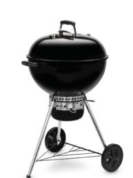 Barbecue burgers, corn and all of your side dishes at once, over charcoal, on the spacious Original Kettle charcoal barbecue.