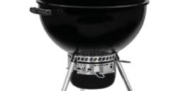 Barbecue burgers, corn and all of your side dishes at once, over charcoal, on the spacious Original Kettle charcoal barbecue.