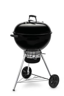 Barbecue burgers, corn and all of your side dishes at once, over charcoal, on the spacious Original Kettle charcoal barbecue.