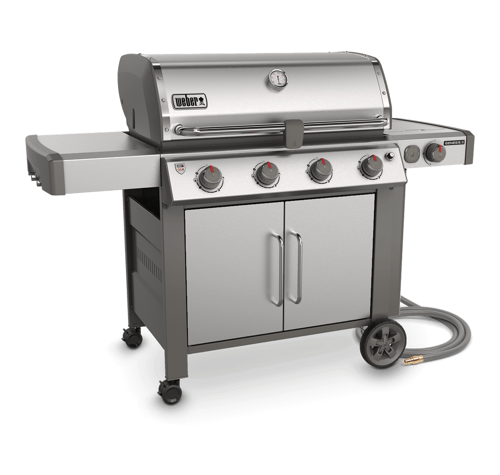 The new Weber GS4 cooking system, found in all Genesis II gas barbecues.