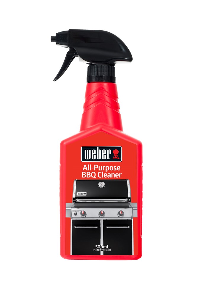 The Weber All Purpose cleaner will keep your barbecue looking its best. It has a unique formula made to specifically remove grease, fat and smoke stains, keeping your barbecue glistening.