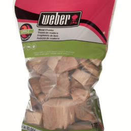 Enhance your barbecue flavours through the addition of apple smoking wood chunks.