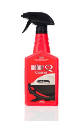 The Weber Q cleaner will keep your Weber Q looking its best. It has a unique formula made to specifically remove grease, fat and smoke stains, keeping your barbecue glistening.