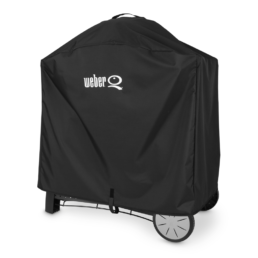 Embrace the pouring rain and scorching sun. The lightweight yet durable barbecue cover is easy to pull on and off of your barbecue. Its velcro straps keep it from blowing into your neighbour? garden, and its water and UV resistant material helps to maintain a clean, sleek surface.