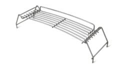 he versatile rack elevates your barbecuing possibilities by acting as a second grill that hovers over the main cooking grill. While the burgers cook, warm your toppings and toast the buns overhead so that everything is ready to go once the table is laid.