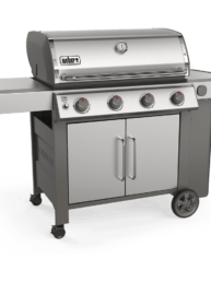 A large premium four burner barbecue with Weber’s all new GS4 cooking system, iGrill 3 ready, Infinity ignition, High + burners and side burner.