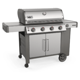 A large premium four burner barbecue with Weber’s all new GS4 cooking system, iGrill 3 ready, Infinity ignition, High + burners and side burner.