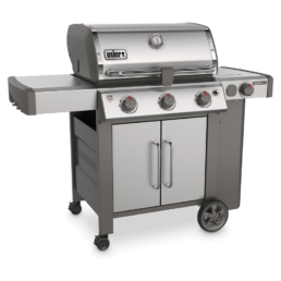 A large premium three burner barbecue with Weber’s all new GS4 cooking system, iGrill 3 ready, Infinity ignition, High + burners and side burner.