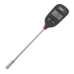 The large digital display reads the internal meat temperature accurately in a matter of seconds.
