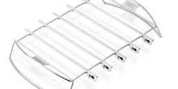 The rack makes it easy to turn the kabobs and provides even cooking for perfect results, every time.
