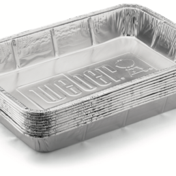 With a quality aluminium construction, these trays are incredibly versatile and can be used for grease collection during cooking or a simple temporary food storage.