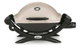 It’s not until you see a Baby Q (Q1200) Premium roasting a whole chicken dinner outside a caravan that you know why the Baby Q is really the ideal travelling and camping barbecue.