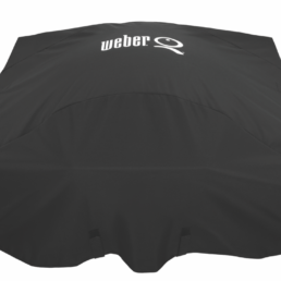 he lightweight yet durable barbecue cover is easy to pull on and off your barbecue. Its fastening straps keep it from blowing into your neighbour’s garden, and its water and UV resistant material helps to maintain a clean, sleek surface.