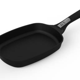 The Platinum Teflon coated surface is easy to clean and the detachable handle makes it easy to take the pan on and off your Weber Q.