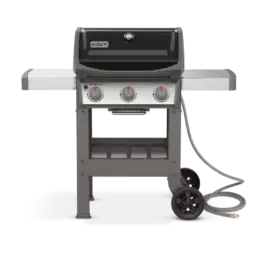 Works with mains gas plumbed to the house and connects via bayonet fitting - NG bbqs are designed to work with plumbed/installed Natural Gas