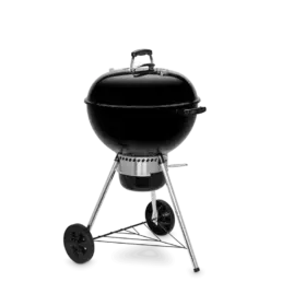 Barbecue burgers, corn and all of your side dishes at once, over charcoal, on the spacious Original Kettle charcoal barbecue.