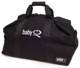 The Weber Baby Q Duffle Bag makes storing or carrying your Baby Q easy. Whether for camping, caravanning, travelling or storing your Baby Q at home or while you're on the go, the Duffle Bag has been designed to keep your Baby Q neat and tidy.