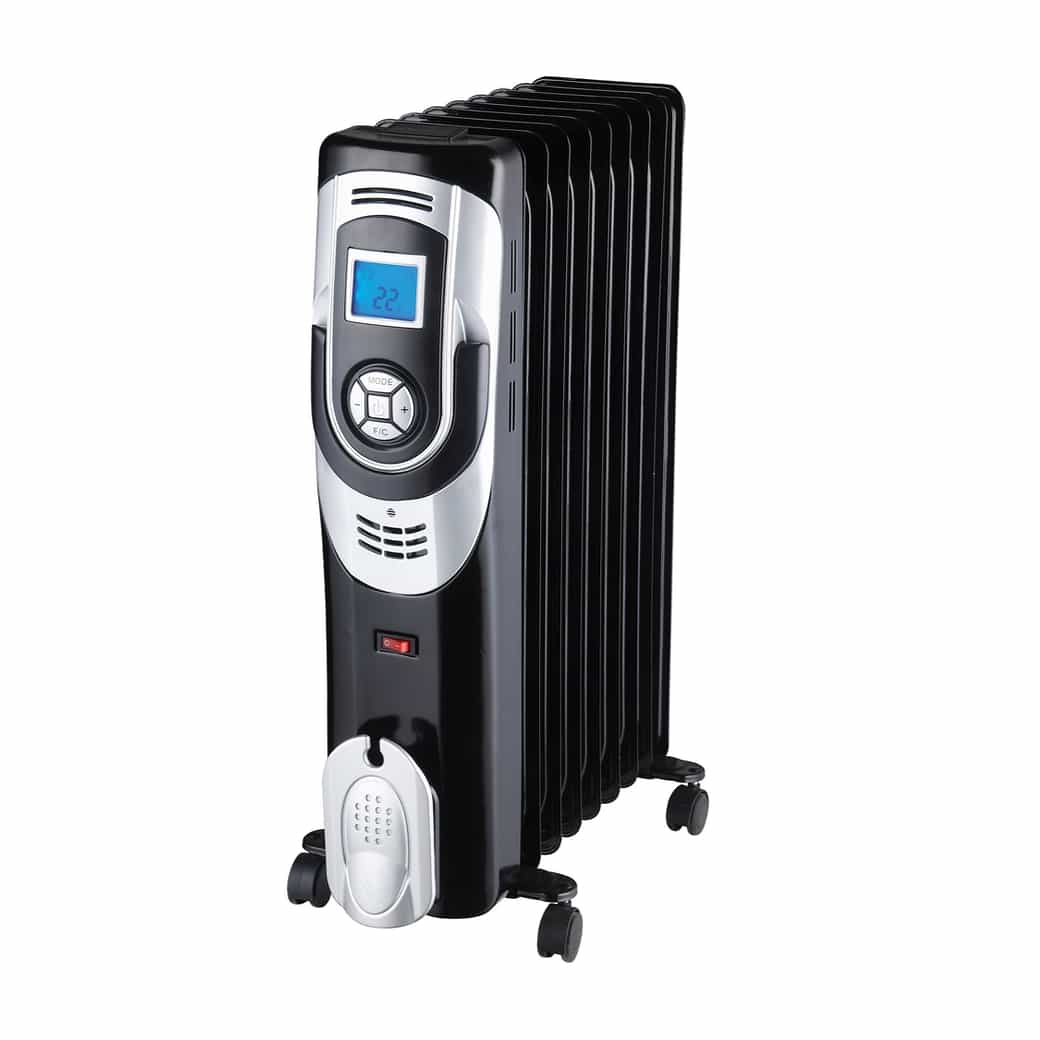 Maximum Thermal Output 2000W - 9 Fin oil-filled Column Heater