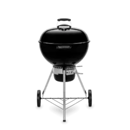 Barbecue burgers, corn and all of your side dishes at once, over charcoal, on the spacious Original Kettle charcoal barbecue.