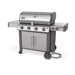 A large premium four burner barbecue with Weber’s all new GS4 cooking system, iGrill 3 ready, Infinity ignition, High + burners and side burner.