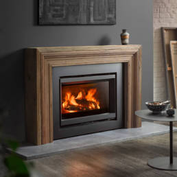 Stûv 6 wood-burning insert can be installed in most chimneys easily, to breathe new life into your hearth.