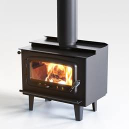 Black Nectre Wood fireplace