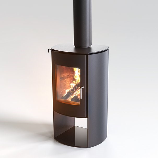 Nectre N60 tall Available with the choice of white tiled sides, curved sides or naked black sides.